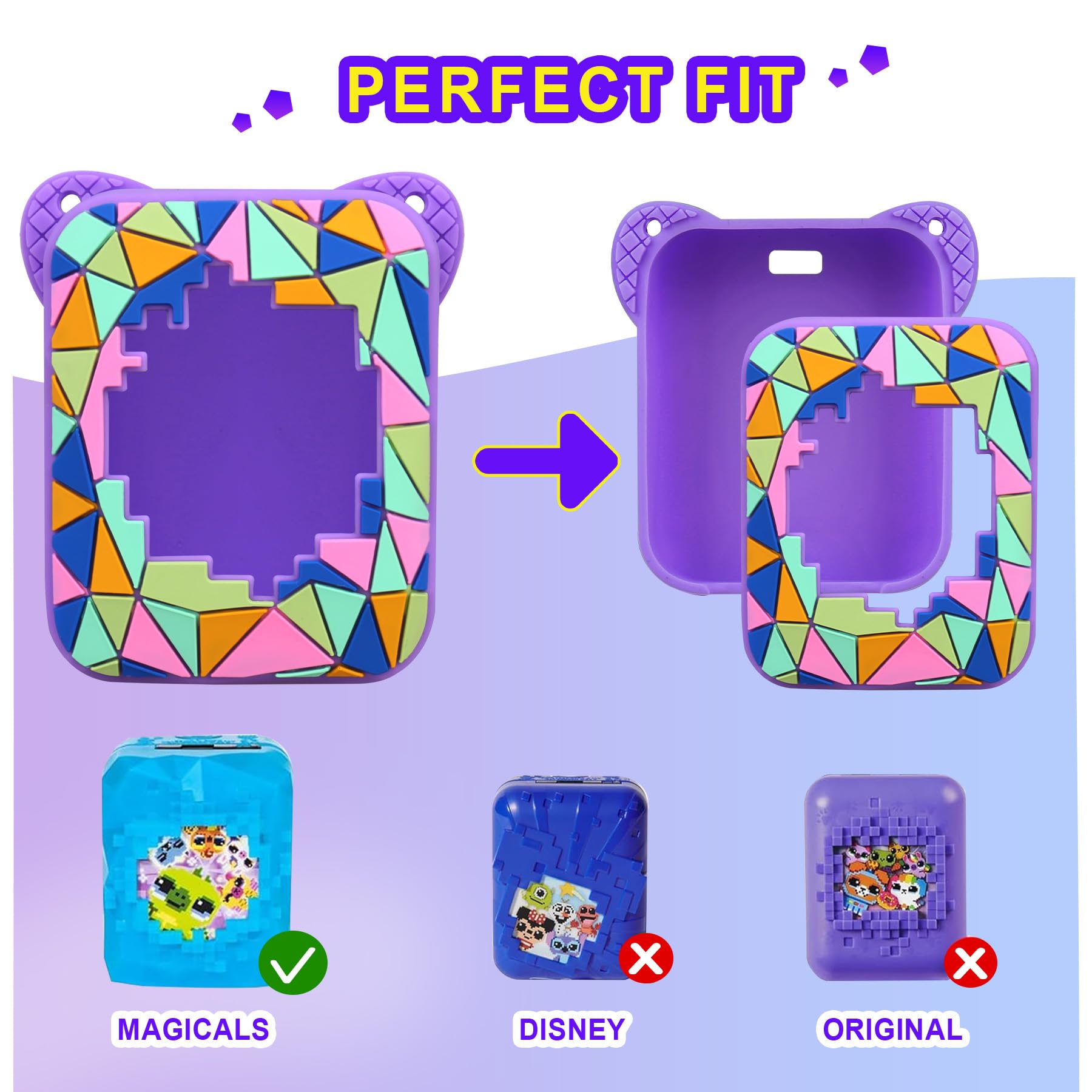 Supmay Silicone Cover Case for Bitzee Magicals Interactive Toy with 20 Characters Inside - Image 2