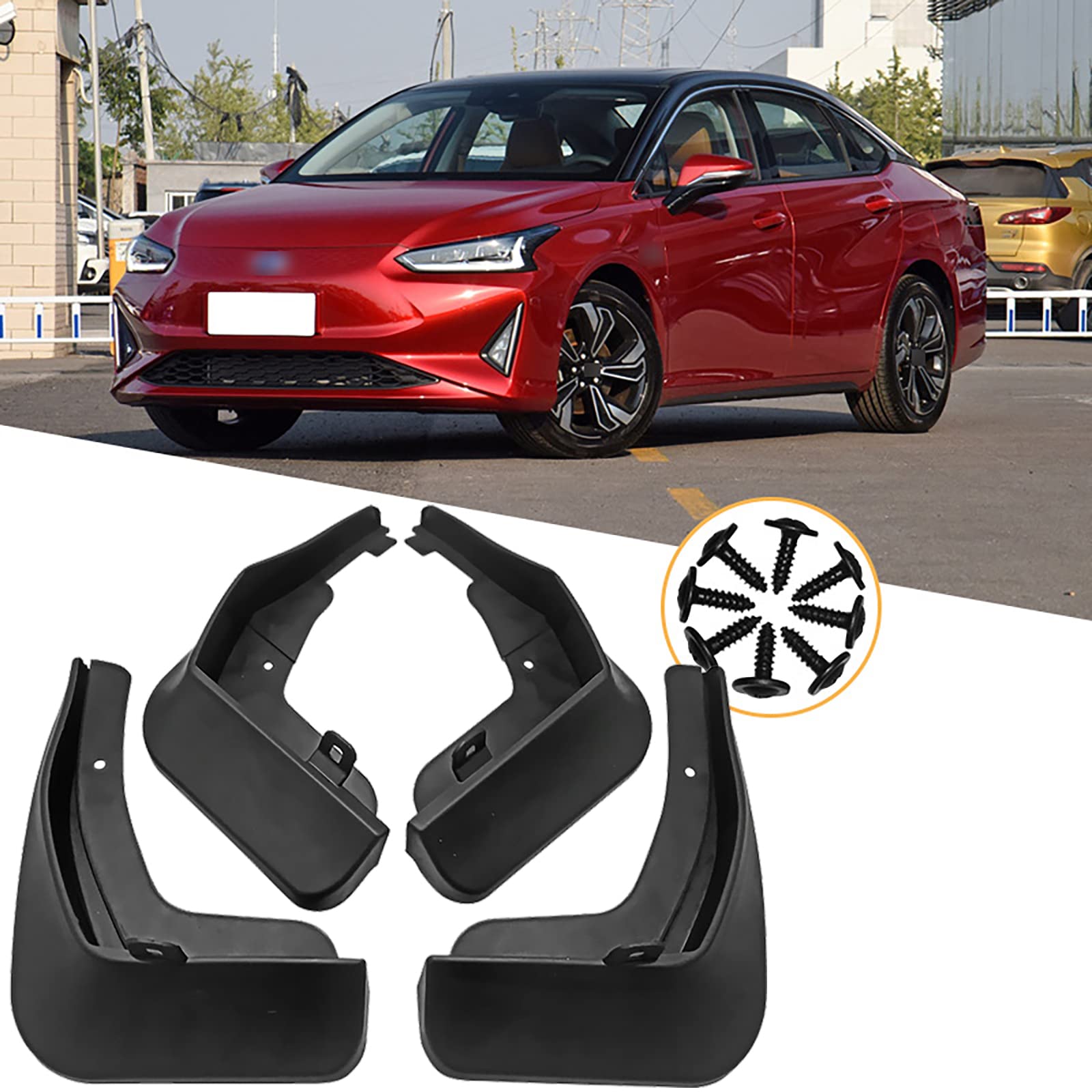 Bavettes pour Toyota IA5 2019-2021 JONASC garde-boue auto avant arrière 4pcs