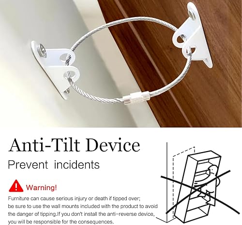 Miniatura 54 de Cómoda de 6 cajones, cómoda de mediados de siglo de 47 pulgadas de ancho, cómoda de madera para dormitorio con 6 cajones de almacenamiento para