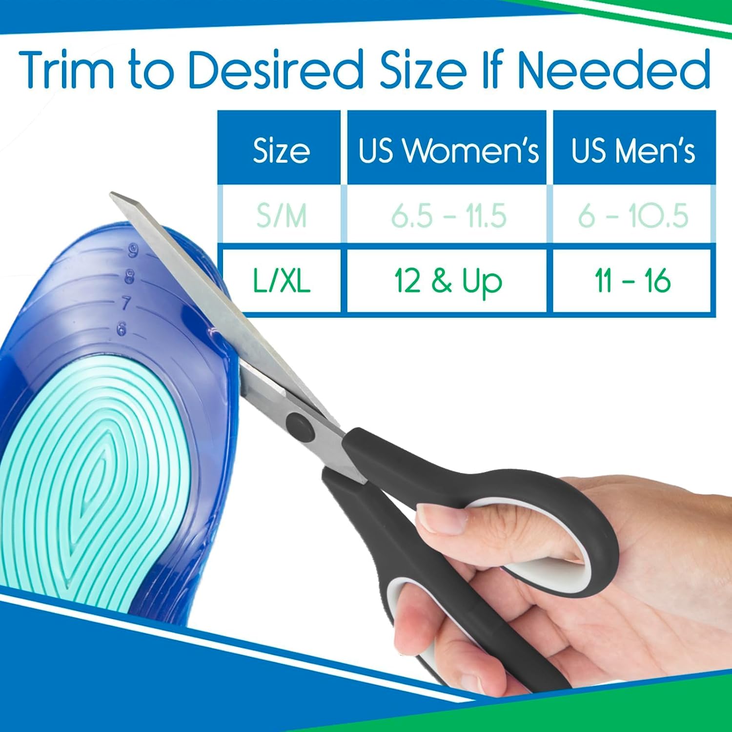 ViveSole Gel Insoles for Men & Women - Shoe Inserts for Walking & Standing All Day - Thin Cushion Soles for Sneakers, Boots - Comfort & Support for Heels, Arch Support, Plantar Fasciitis, Flat Feet - Image 6