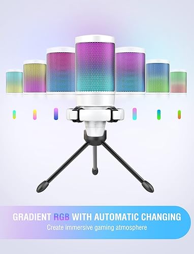 Miniatura 4 de FIFINE AmpliGame - Micrófono USB, grabación de juegos de PC, micrófono de computadora portátil, micrófono de condensador de podcasting de