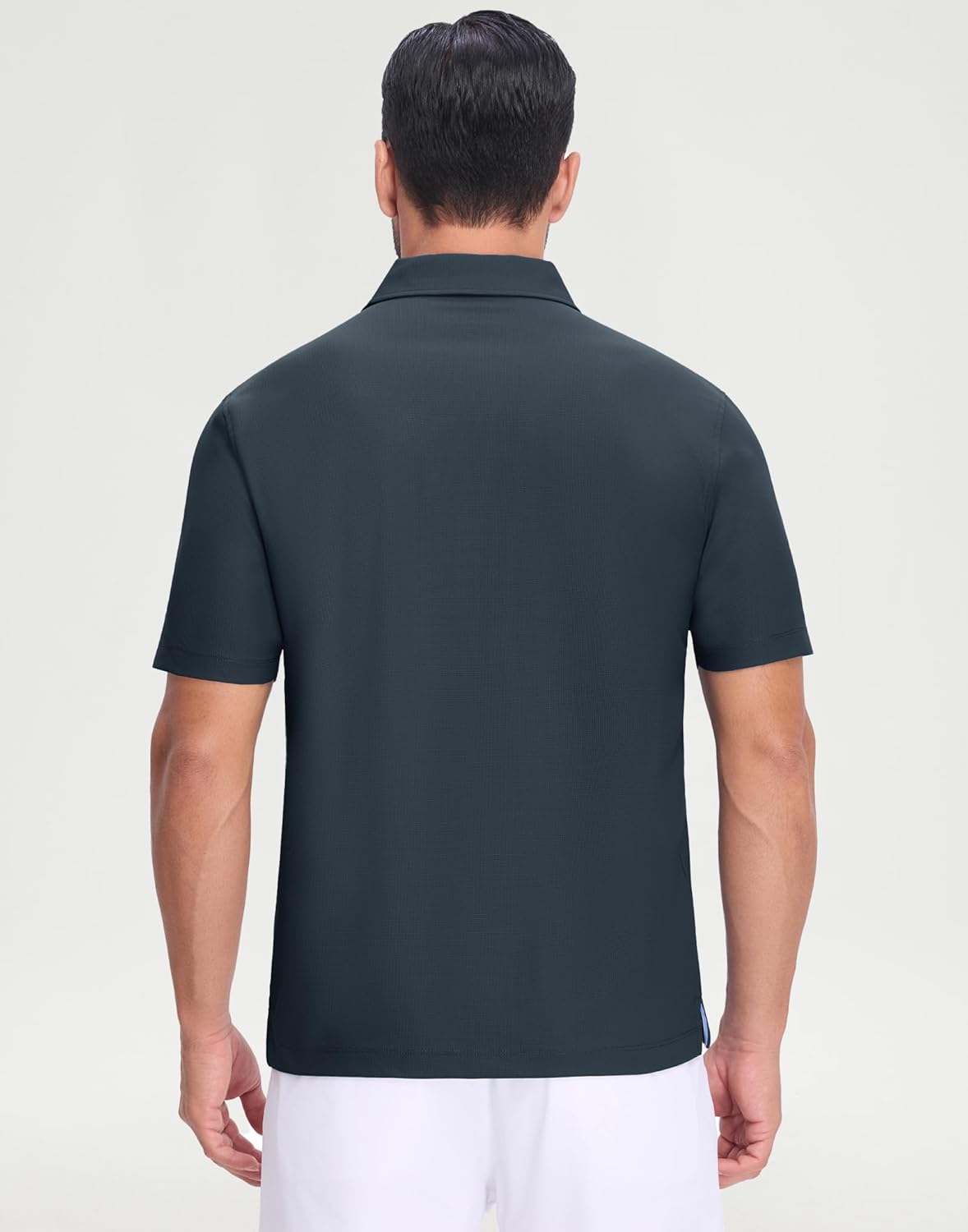 M MAELREG Golf Shirts for Men Dry Fit Waffle Textured Collared Short Sleeve Moisture Wicking Casual Sports Mens Polo Shirts