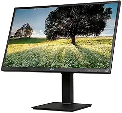 MONITOR LG 23, 8" IPS LED FULL HD - COM AJUSTE DE ALTURA E INCLINAÇÃO 24BL550J-B.AWZM, PRETO