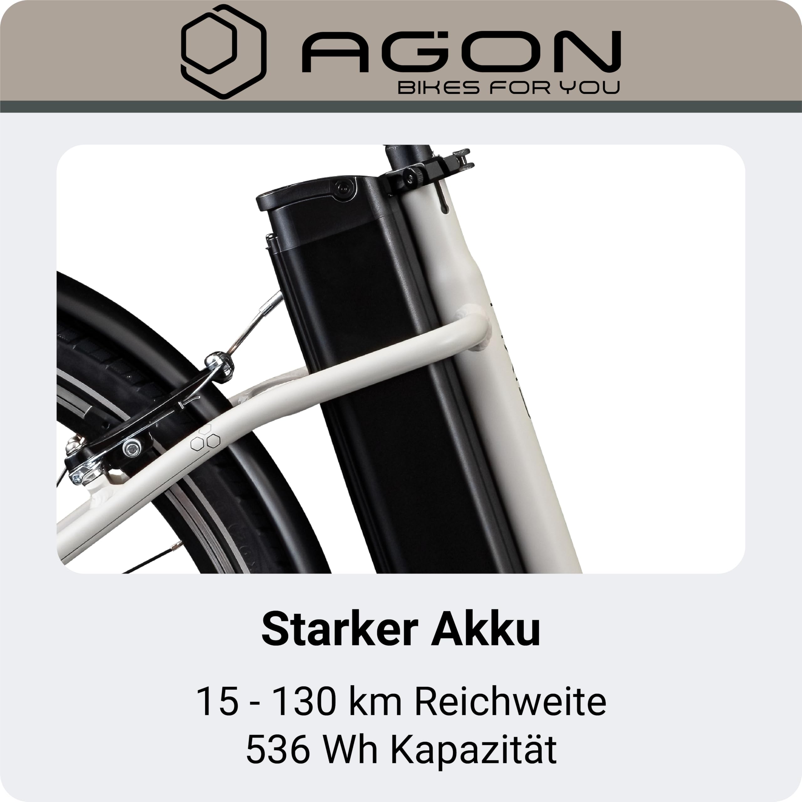 AGON Axis 26 Zoll E-Bike Citybike Pedelec Damen Nabenmotor bis 115 km