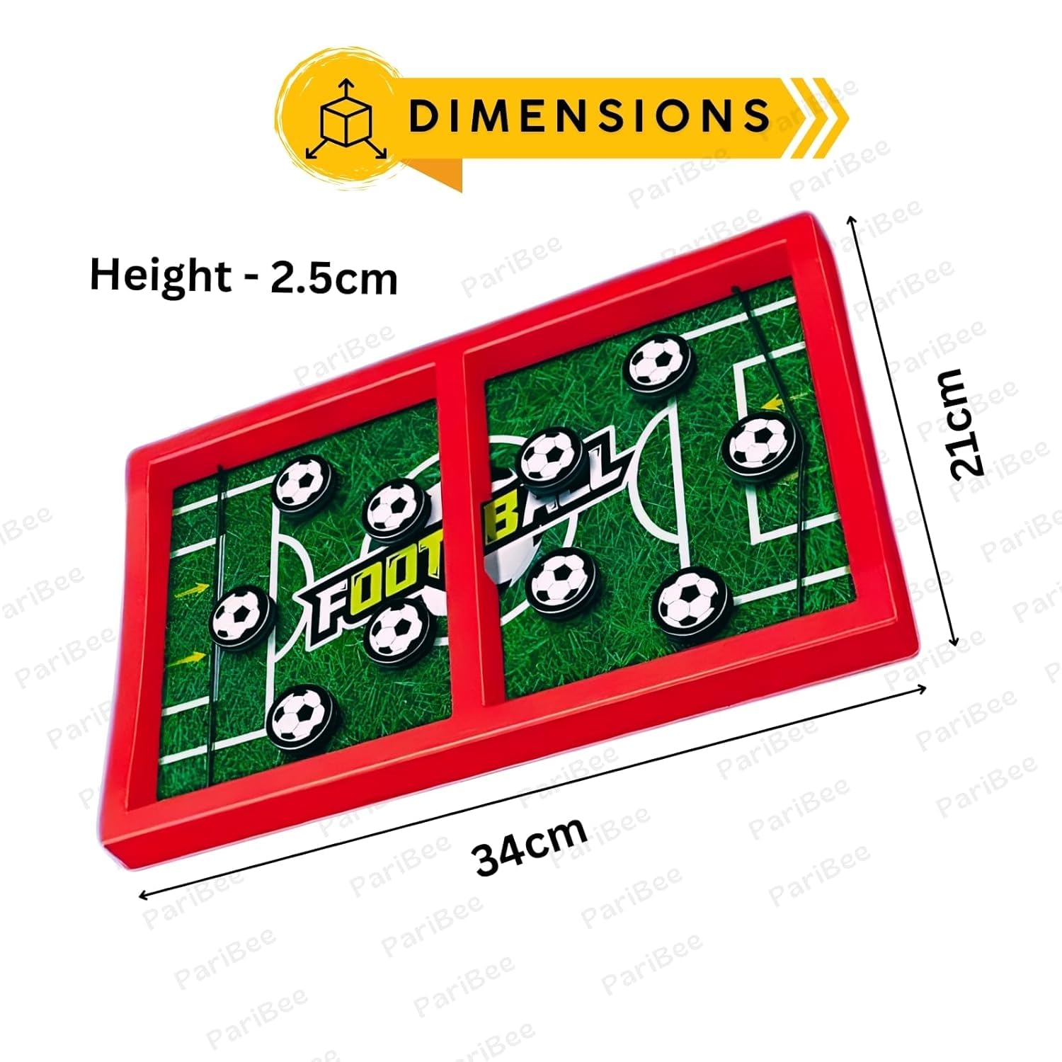 WAKTORO String Game Football | Table Board Game | Fastest Fingers First Fast Sling Puck Board Game for Kids & Adults | Toys for Boys & Girls, Table Football 1