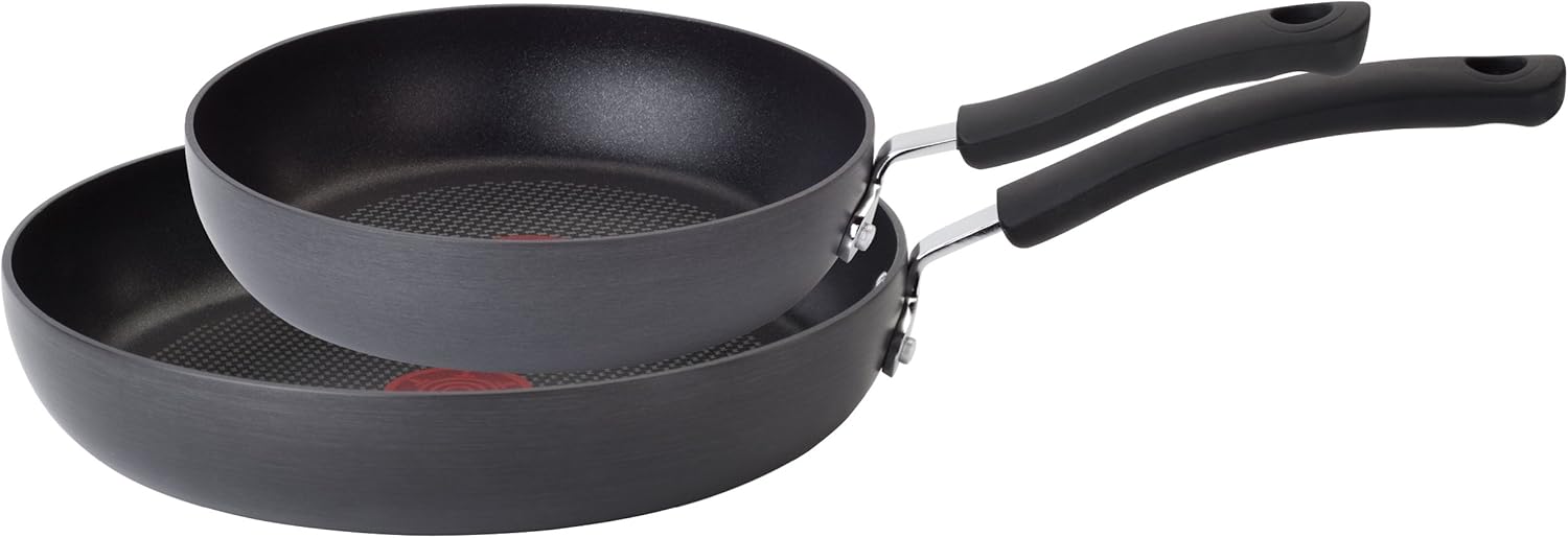 T-fal Ultimate Hard Anodized Nonstick 12 Piece Cookware Set, Dishwasher Safe Pots and Pans Set, Black: Home & Kitchen