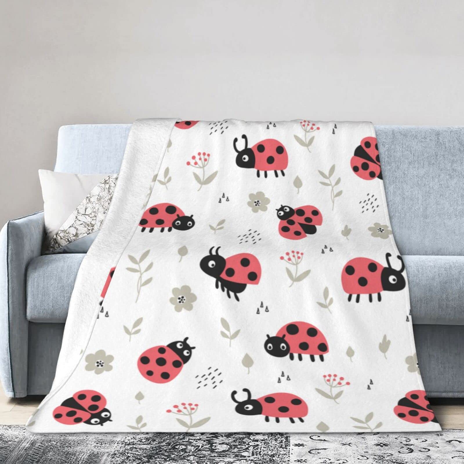 ベッド・マット・カバー ladybird Amazon.com: Ladybug Cute Ladybird Throw Blanket Super Soft Warm