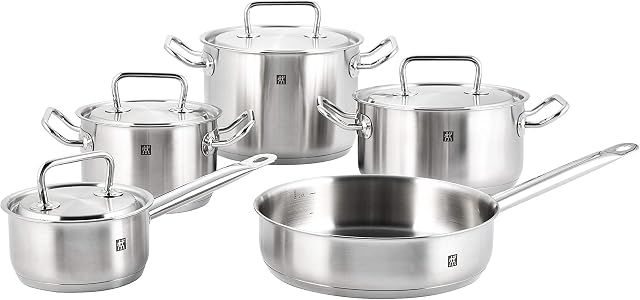 ZWILLING Twin Classic 40901-007 zestaw naczyń kuchennych, srebrny, regularny (40901-007)