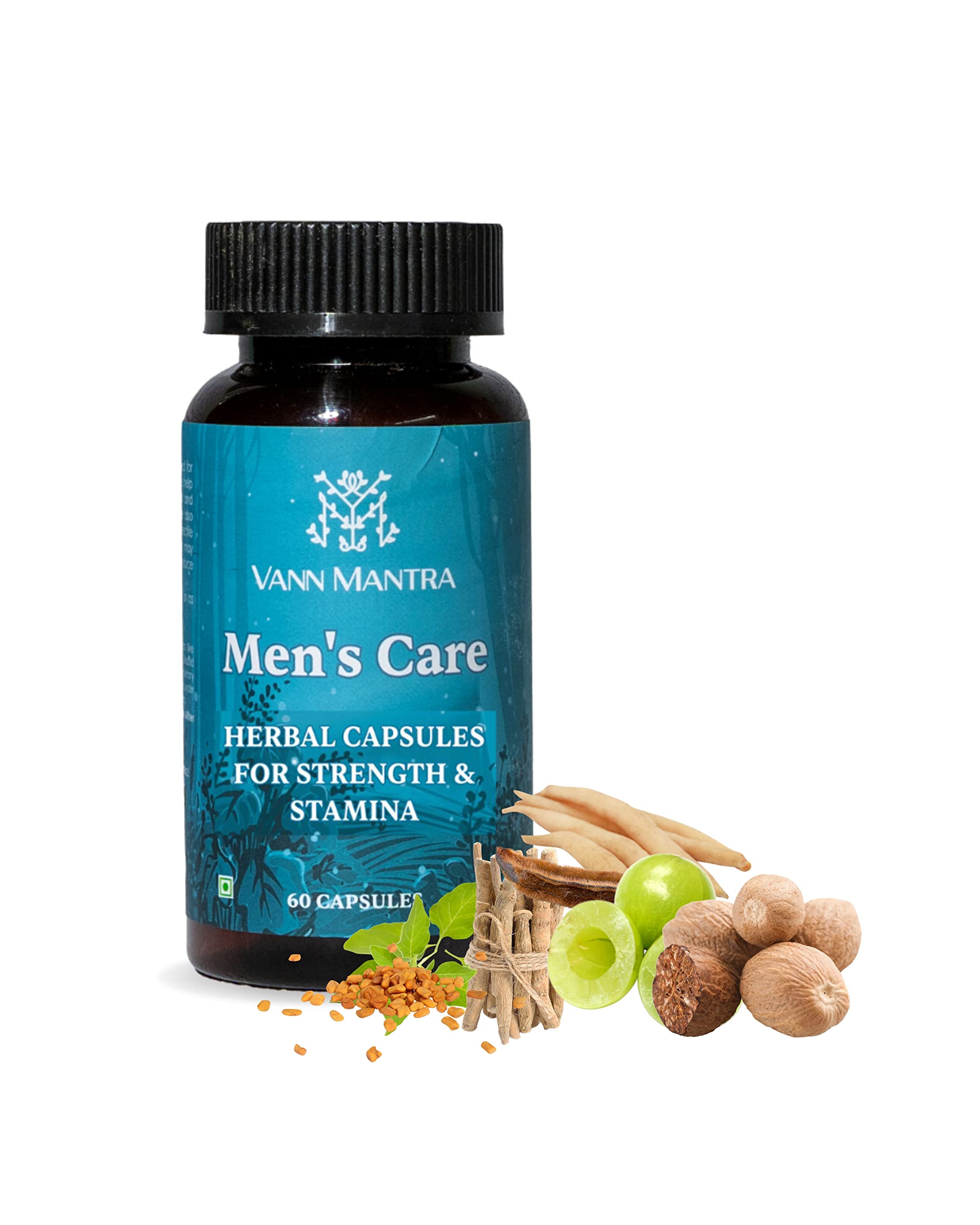 VANN MANTRA Mens Care Herbal Capsules for Strength & Stamina (60 Capsules, 500 Mg Each) – Natural Supplements with Musali, Ashwagandha, Shatavari, Gokhru & Amla for Daily Health & Wellness (B0B9SRFPC2) Amazon Price History, Amazon Price Tracker