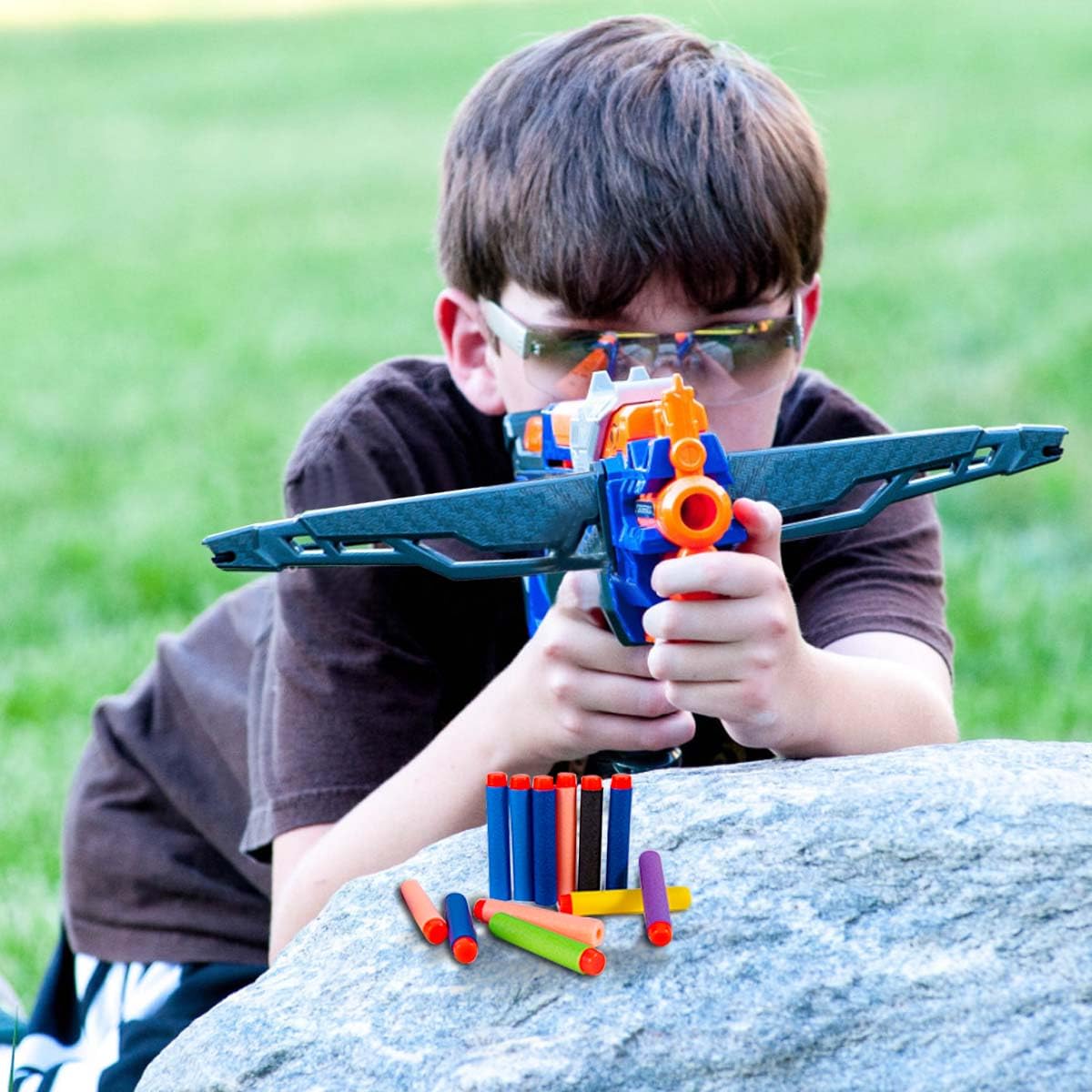 Paquete de munición de balas de dardos de repuesto de colores de 240 piezas para Nerf N-Strike Elite Series Blasters 7