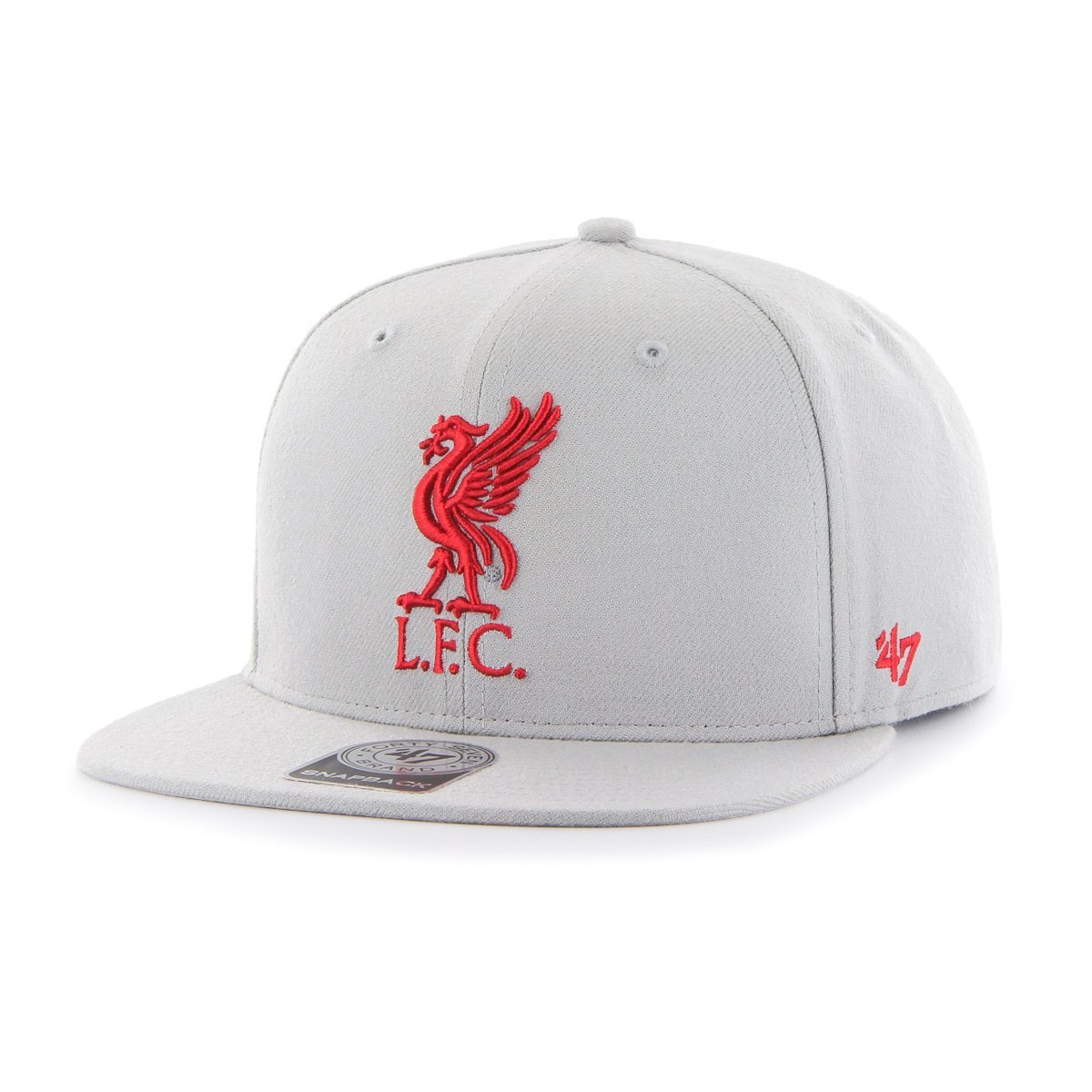 47 Brand Snapback Cap - FC Liverpool Grey/red