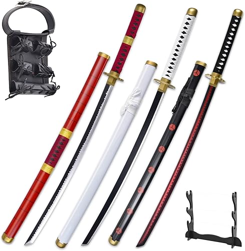 Anime Sword 41 inch,Zorowado ichimonjiAnime Original Texture,for Role-Playing and Collection, with One Display Stand