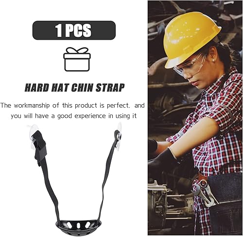 Miniatura 8 de BESPORTBLE Correa industrial para barbilla, correa universal para la barbilla, casco de seguridad para casco de barbilla, correa de repuesto para