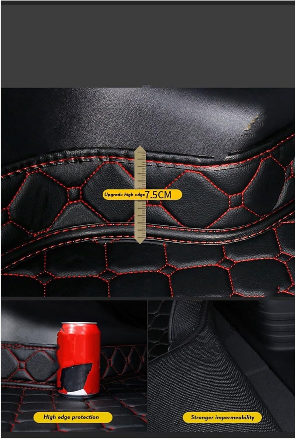 車用 ラゲッジマット ために インフィニティ ために QX30 2017 ハイサイド車のトランクマットカーゴライナーカーペットインテ