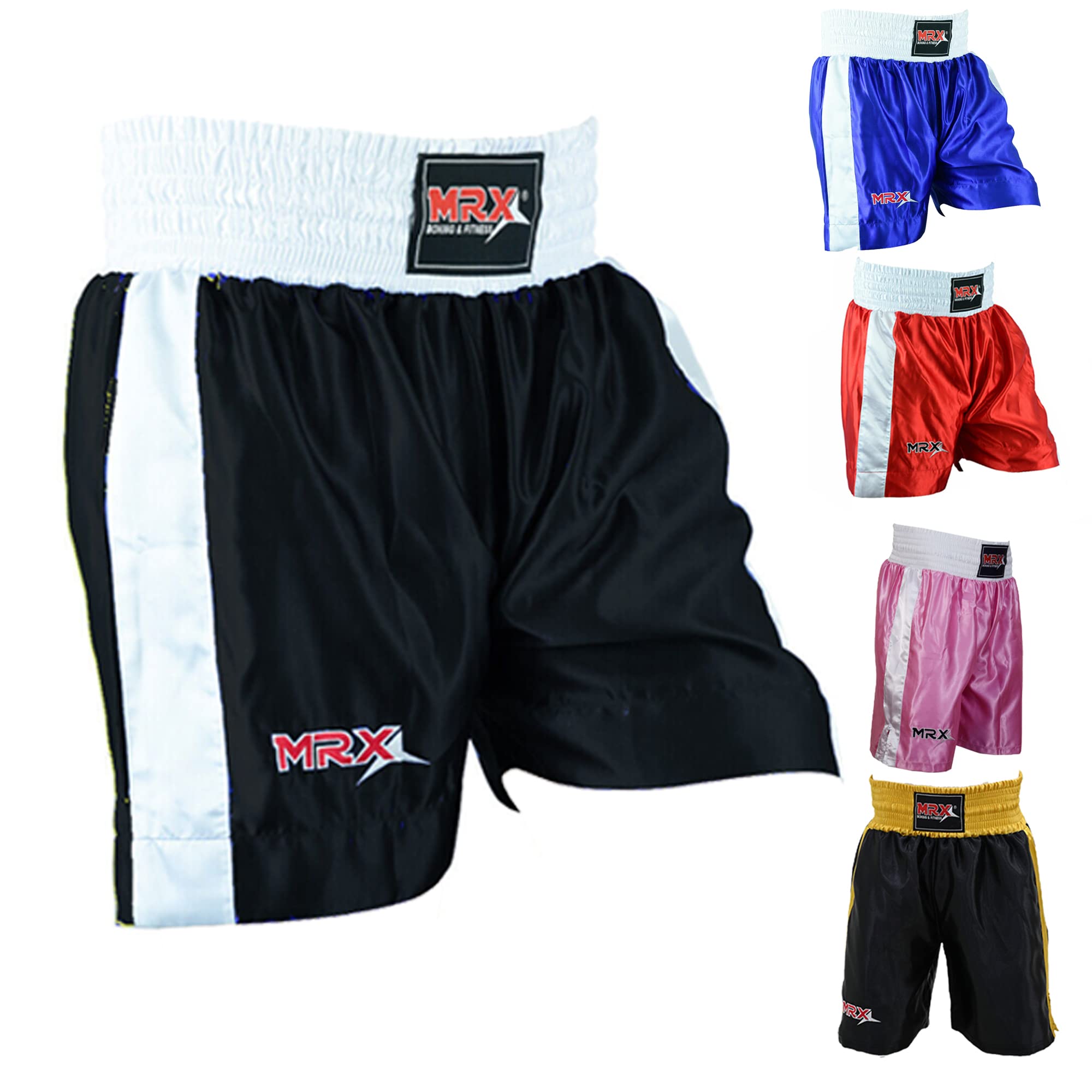 MRX BOXING & FITNESSMen Boxing Shorts for Boxing Training Fitness Gym Cage Fight MMA Mauy Thai Kickboxing Trunks Clothing