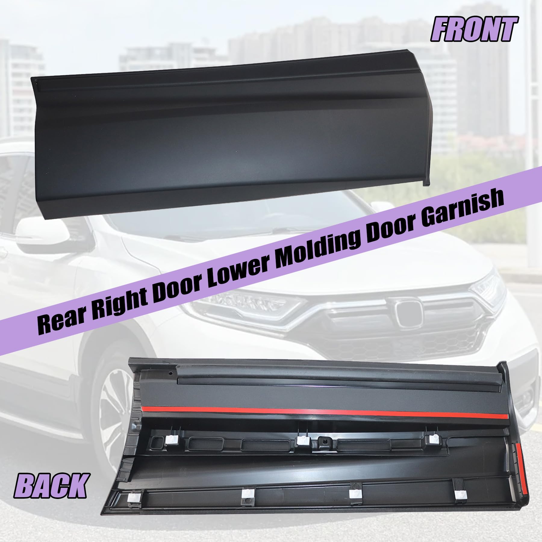 FORD TRANSIT FURGON MK4 Rear Right Side Door Lower Molding BK31-425B28