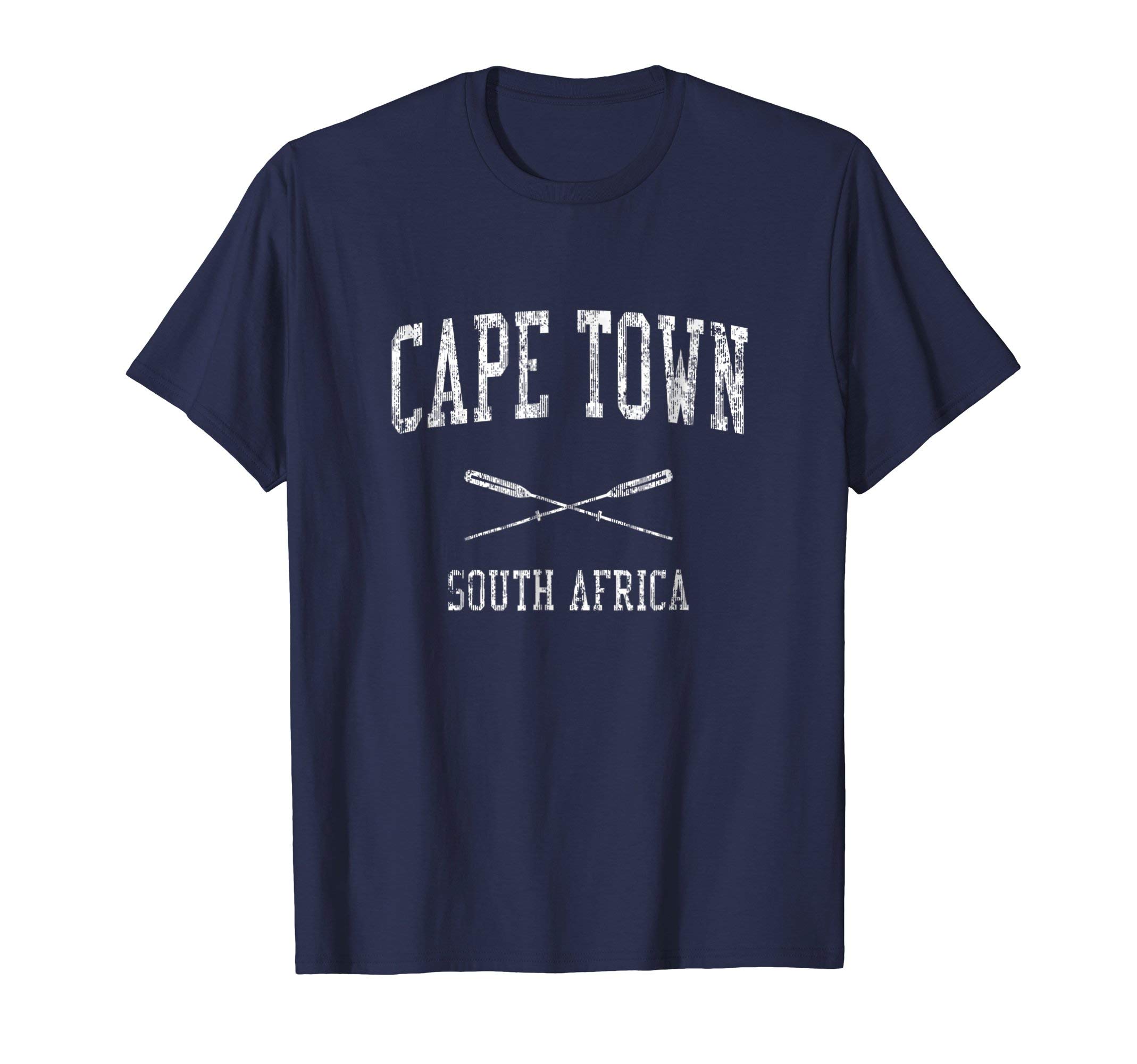 South Africa T-Shirts & TeesCape Town South Africa Vintage Nautical Sports Design Tee
