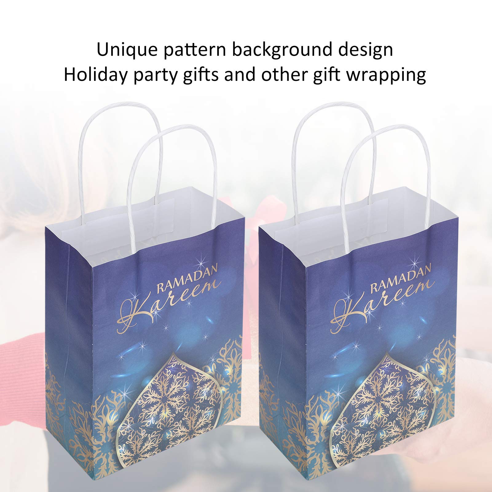 TMISHION Sac Cadeau Ramadan 12 Pièces Sac-cadeau Ramadan Avec