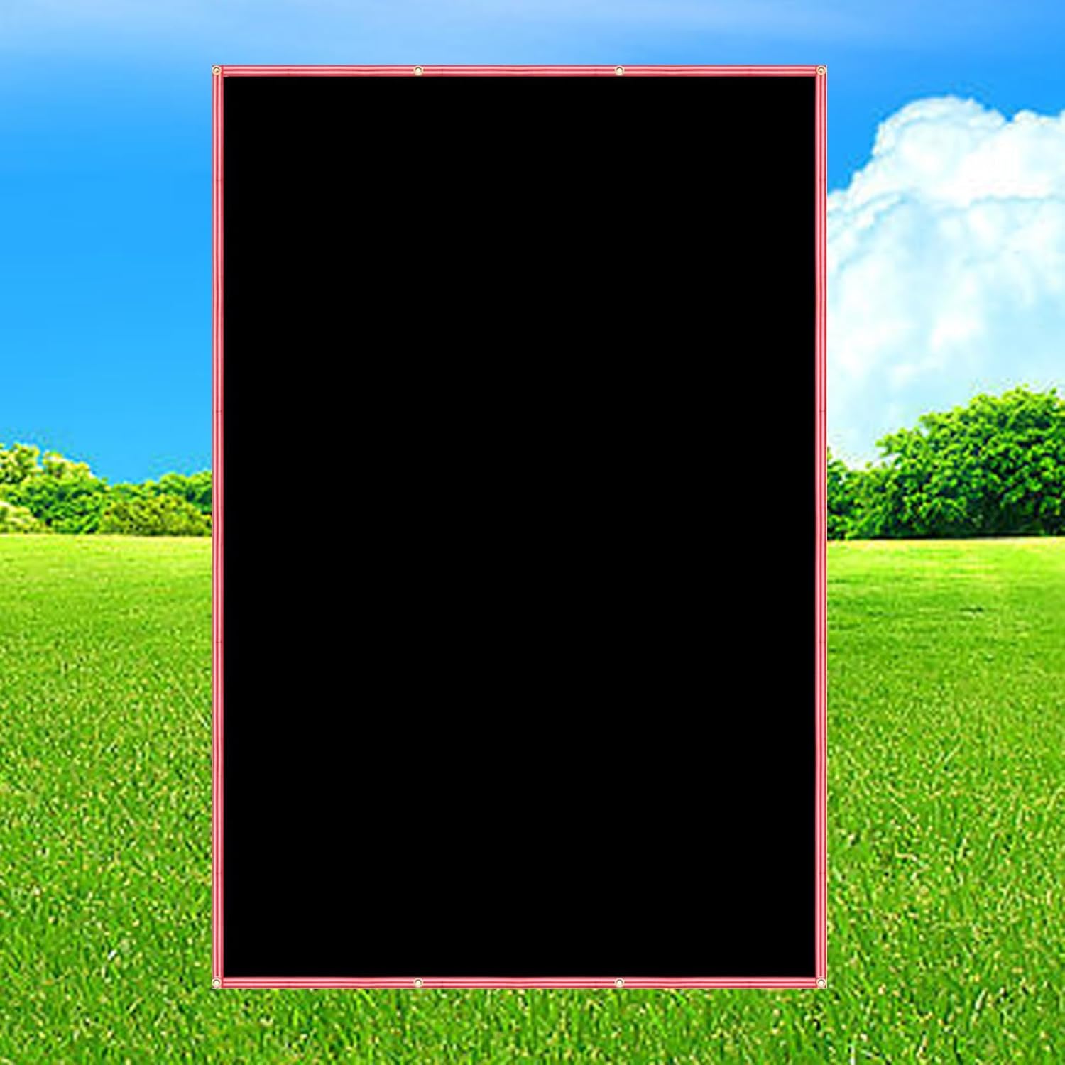 PGL Baseball Softball Batting Cage Backstop - 4x6FT Heavy Duty Training Target Cloth - Accuracy Hitting Pitching Equipment - Outdoor Backyard School Practice