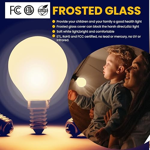 Miniatura 10 de Candelabro LED E12 equivalente a 60 vatios equivalente a 60 W, lámpara de araña CA10, 2700 K, base E12 blanca suave, regulable, ideal para