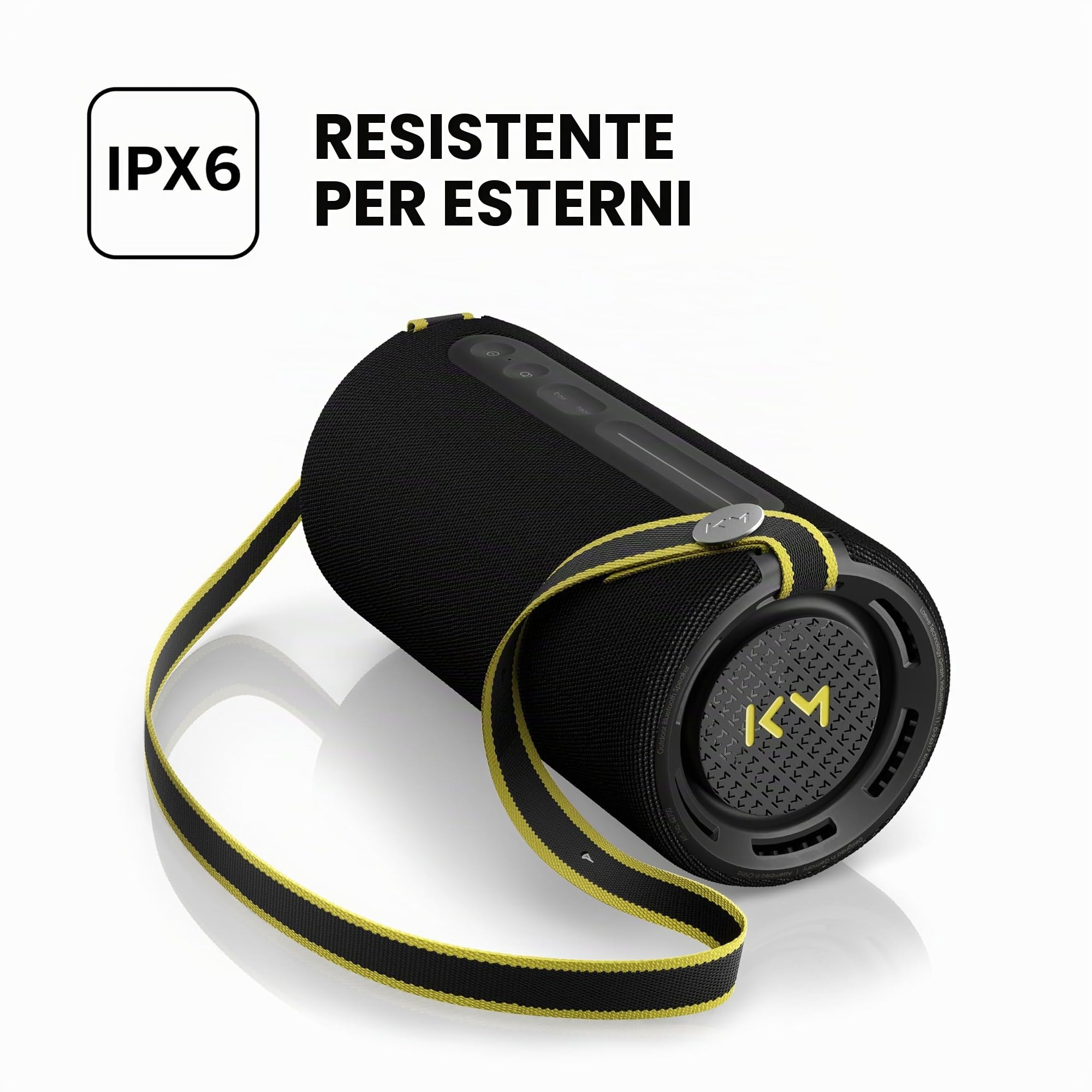 LOEWE We. HEAR pro, speaker Bluetooth portatile, Black