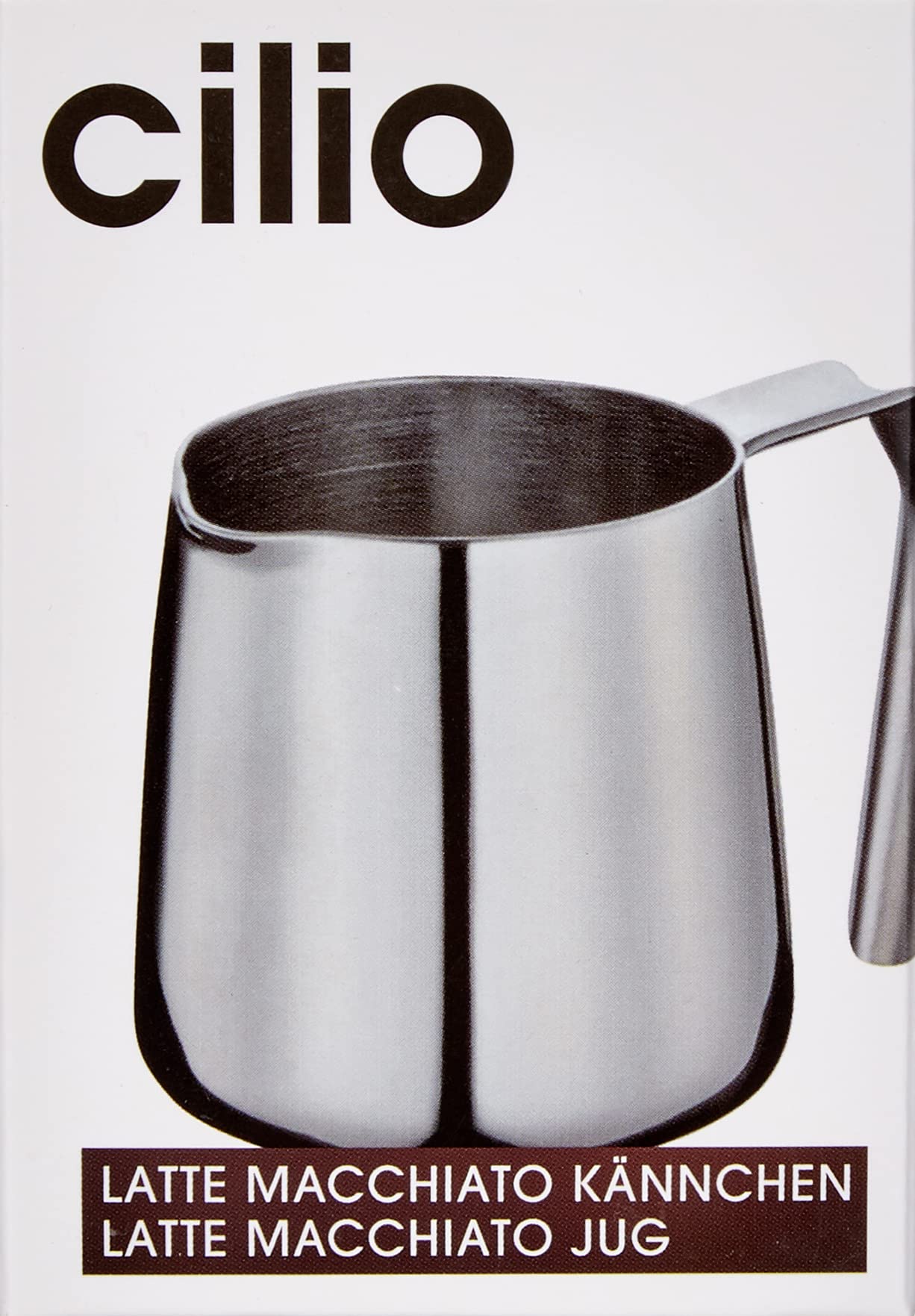 cilio Latte Macchiato-Kännchen, Edelstahl, spülmaschinenfest