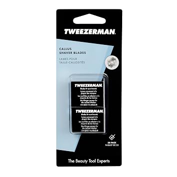 Tweezerman Replacement Callus Shaver Blades 20 Count Black