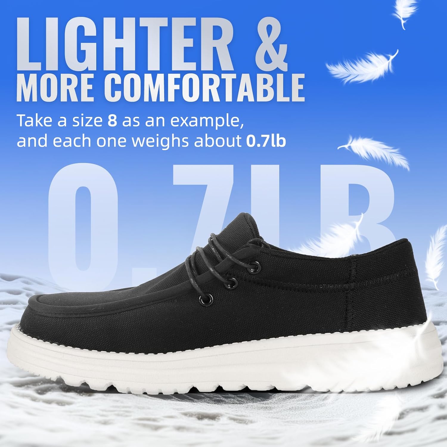 Furuian Steel Toe Shoes for Men Low-top Safety Work Shoes for Men Lightweight Steel Toe Sneakers Comfortable Canvas Work Loafers Zapatos De Trabajo para Hombres - Image 3