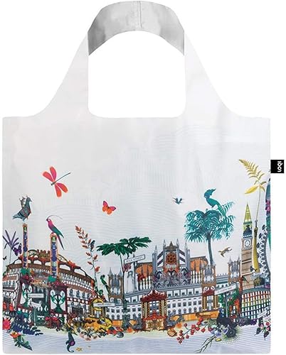 Miniatura 2 de LOQI Bolsa de compras reutilizable unisex para adultos, diseño de Kristjana S Williams Interiors