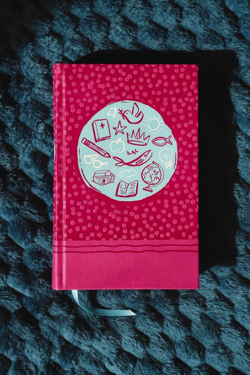 NIrV, Tiny Theologians Bible, Leathersoft over Board, Pink, Comfort Print: A Beginner’s Guide to the Bible – for Kids