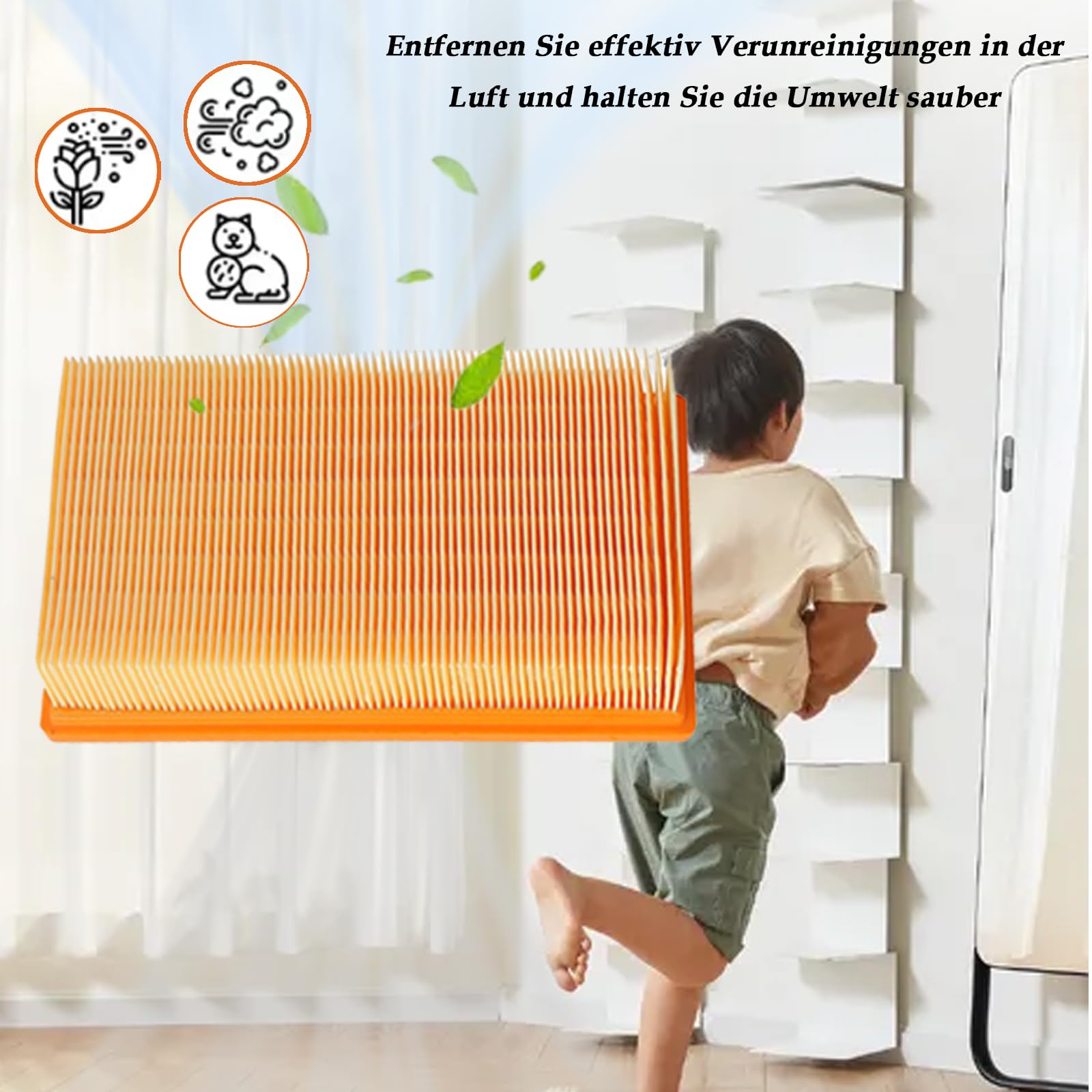 Juego de accesorios de filtro para aspiradoras Bosch en seco y húmedo de 35 L, AFC/GAS 35 M, AFC/GAS 35 L, SFC+ (10 bolsas + 2 filtros)
