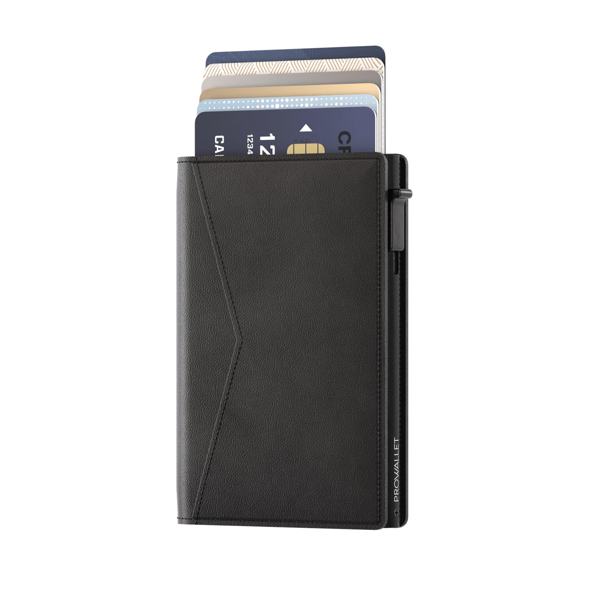 Slim - Portacarte - 8 carte e Banconote - Portacarte con cerniera - RFID - Piccolo porta carte di credito - Portafoglio elegante