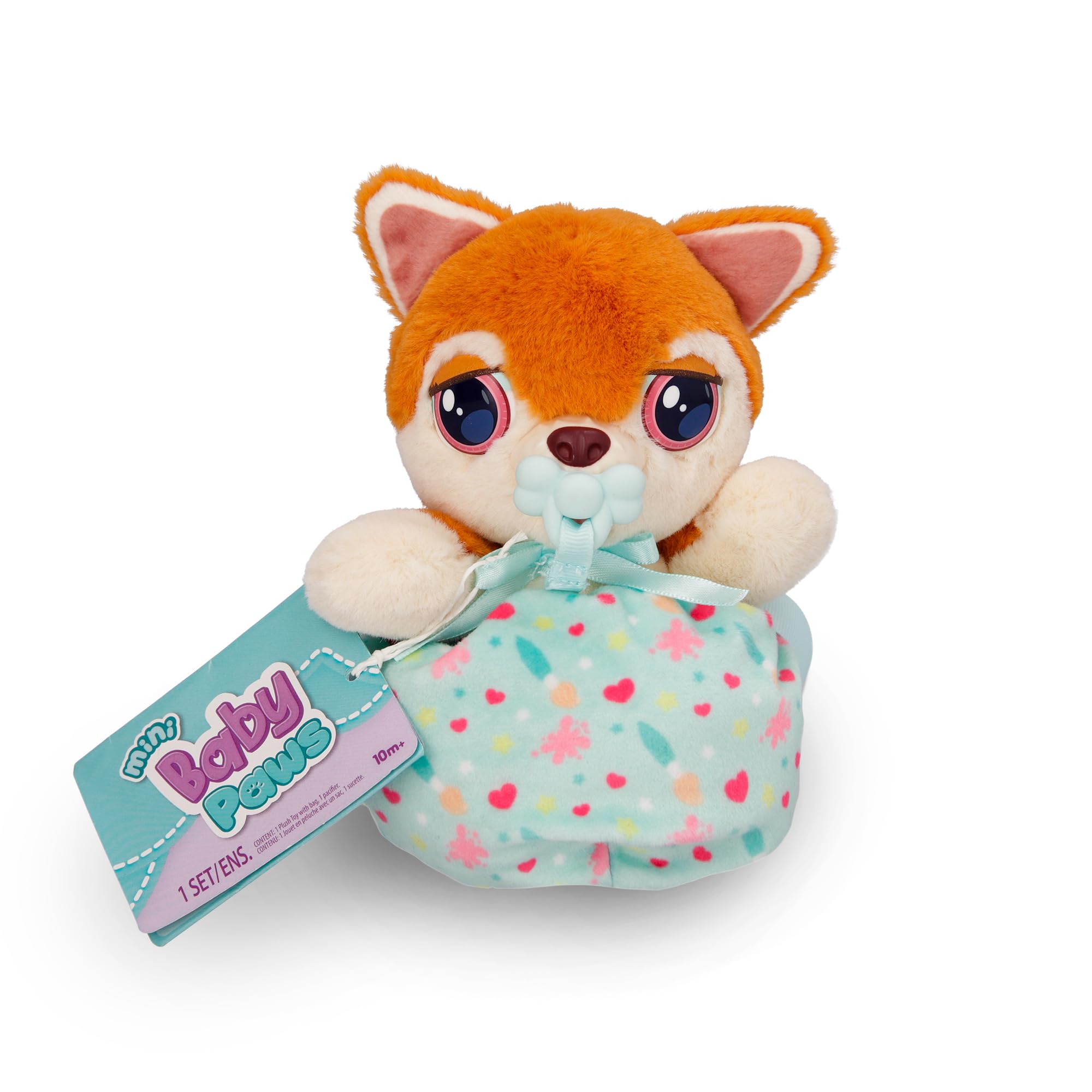 BABY PAWS Minis Shiba Inu Interactive Plush Carriable Puppy That Includes a Bag Inside Of It And Has Sounds Kids Age 3+ and up - Image 2