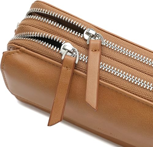 Vista 6 de Lanyani Cartera cruzada RFID con bolsillo para teléfono para mujer, cuero vegano