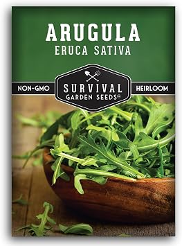 Arugula Seeds for Planting - Survival Garden Seeds 1 Pack