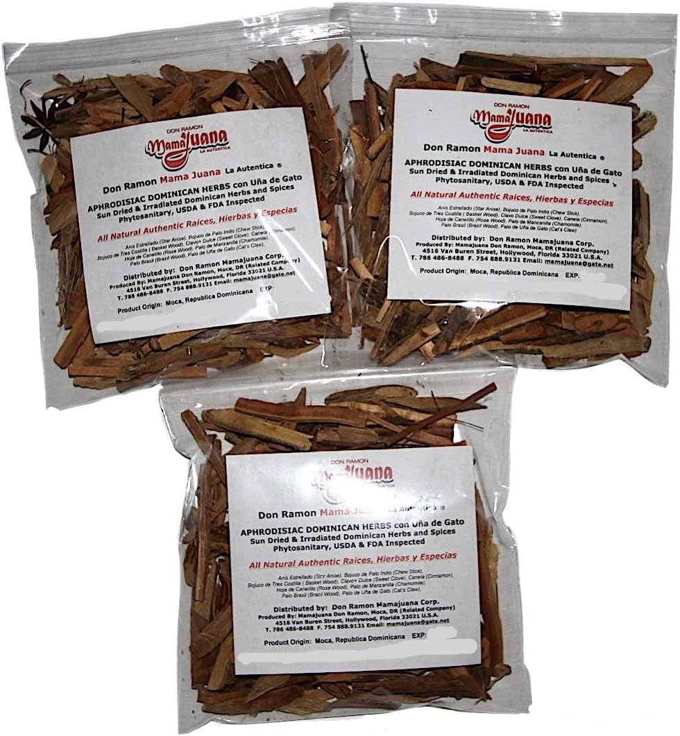 Aphrodisiac ORIGINAL Dominican Style w/Uña de Gato/Cat's Claw fills (1) 1/2 Gallon Jug or (3) 500 Bottles 3 Recipes included Shipped Priority Air Recycle Your Own Bottles & Save