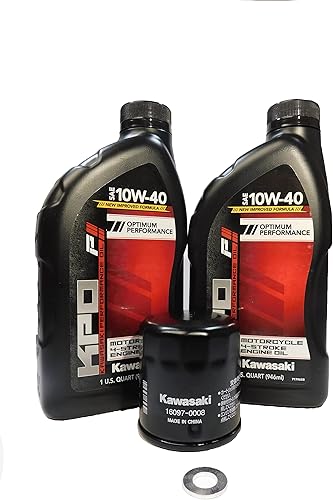 Kawasaki Versys 650 KLE650 650 LT 650 LT 650 ABS Kit de cambio de aceite OEM KAW07 2008-2023