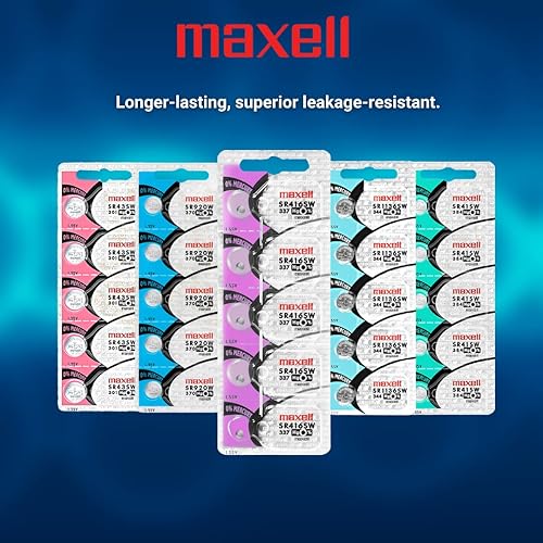 Miniatura 4 de 1 x Maxell SR416SW 337 sr416 1.55 V Pila de botón de óxido de plata reloj batería  Producto oficial de Maxell