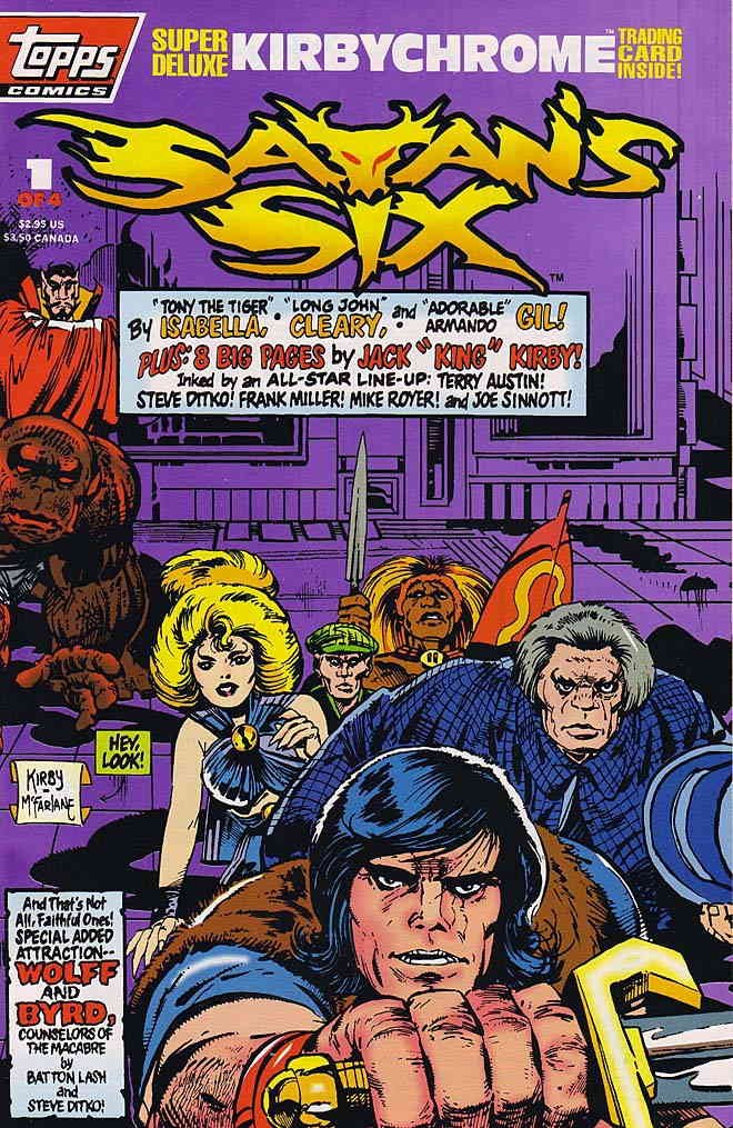 Amazon.com: Satan's Six #1 Topps | Comic Book Todd McFarlane Cover
