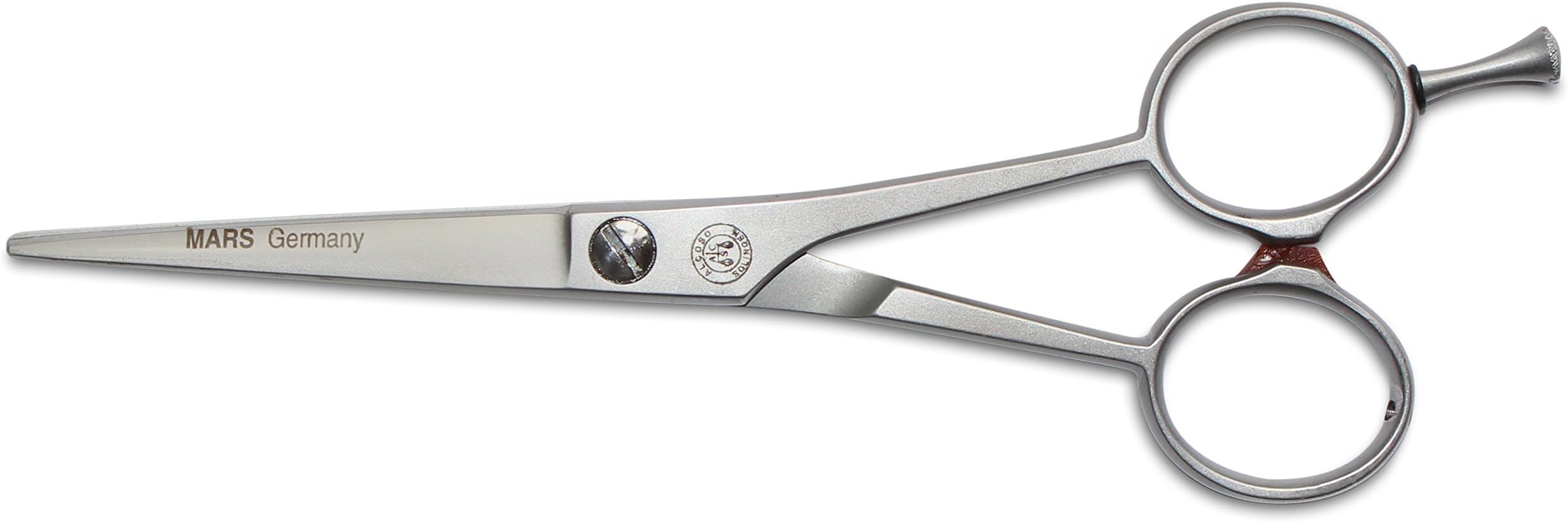 Mars Coat KingProfessional Ergonomic Stainless Steel Hair Cutting Shears with Fingerhook, Microserrated, 5.5" Length