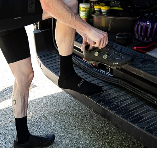 Miniatura 4 de SILCA Aero Racing - Calcetines de ciclismo  4 tallas S - XL (35 - 48)  Calcetines de ciclismo altos de 6 pulgadas  Calcetines de ciclismo unisex