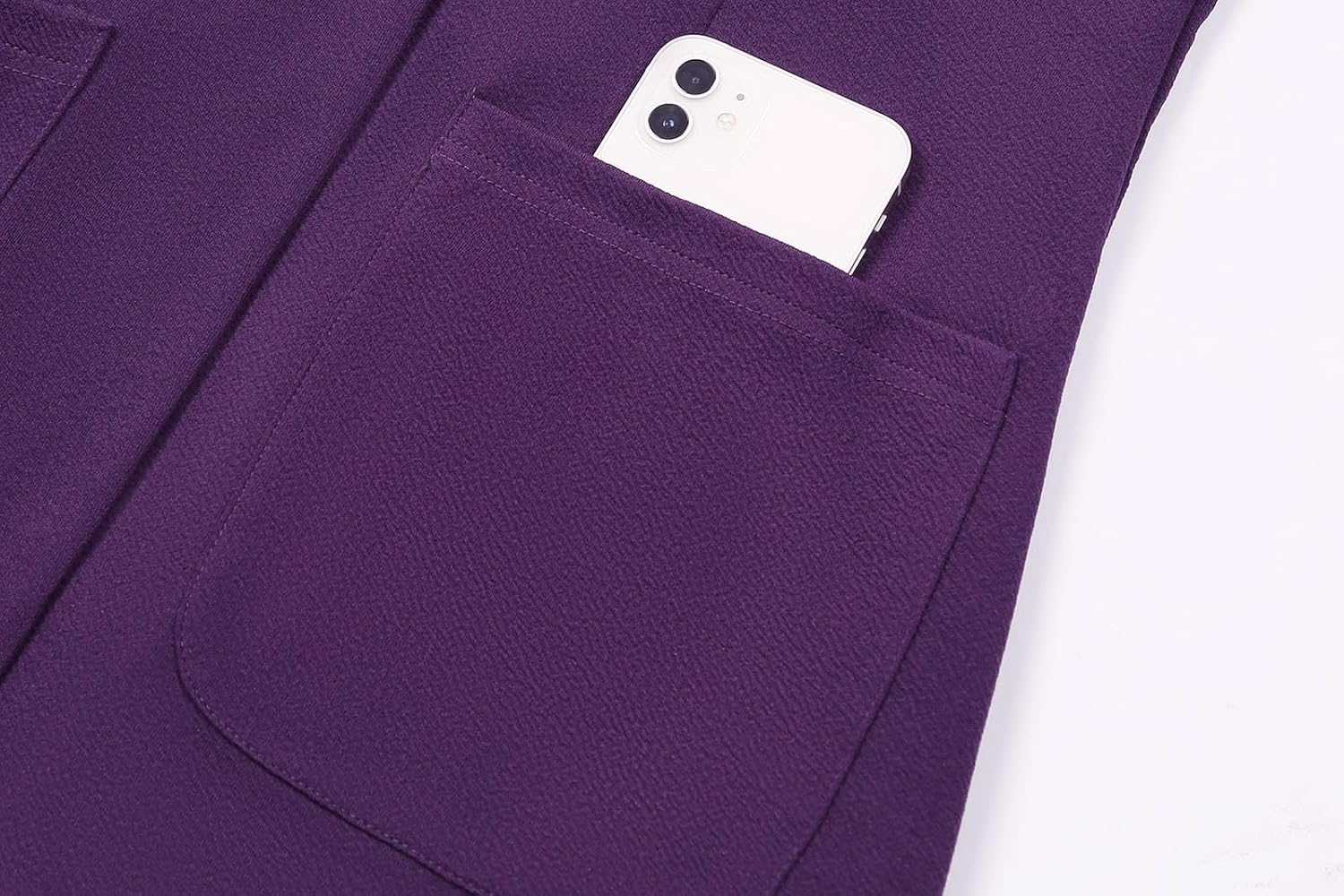 Blazers for Women Long Sleeve Button Front Blazer Notch Lapel Casual Work Office Suit Jackets with Pocket - Image 6