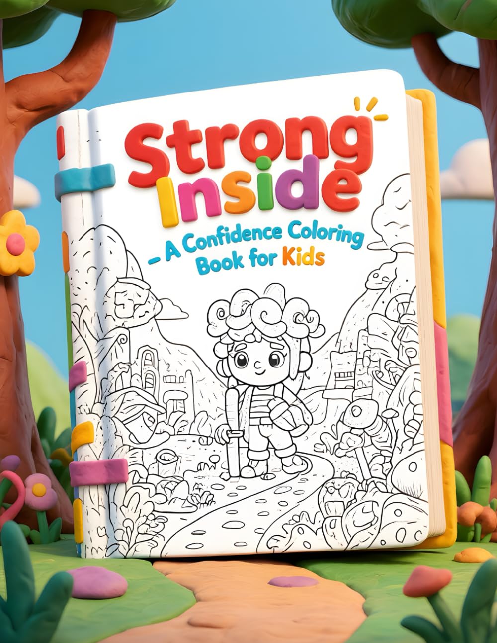 Strong Inside – A Confidence Coloring Book for Kids