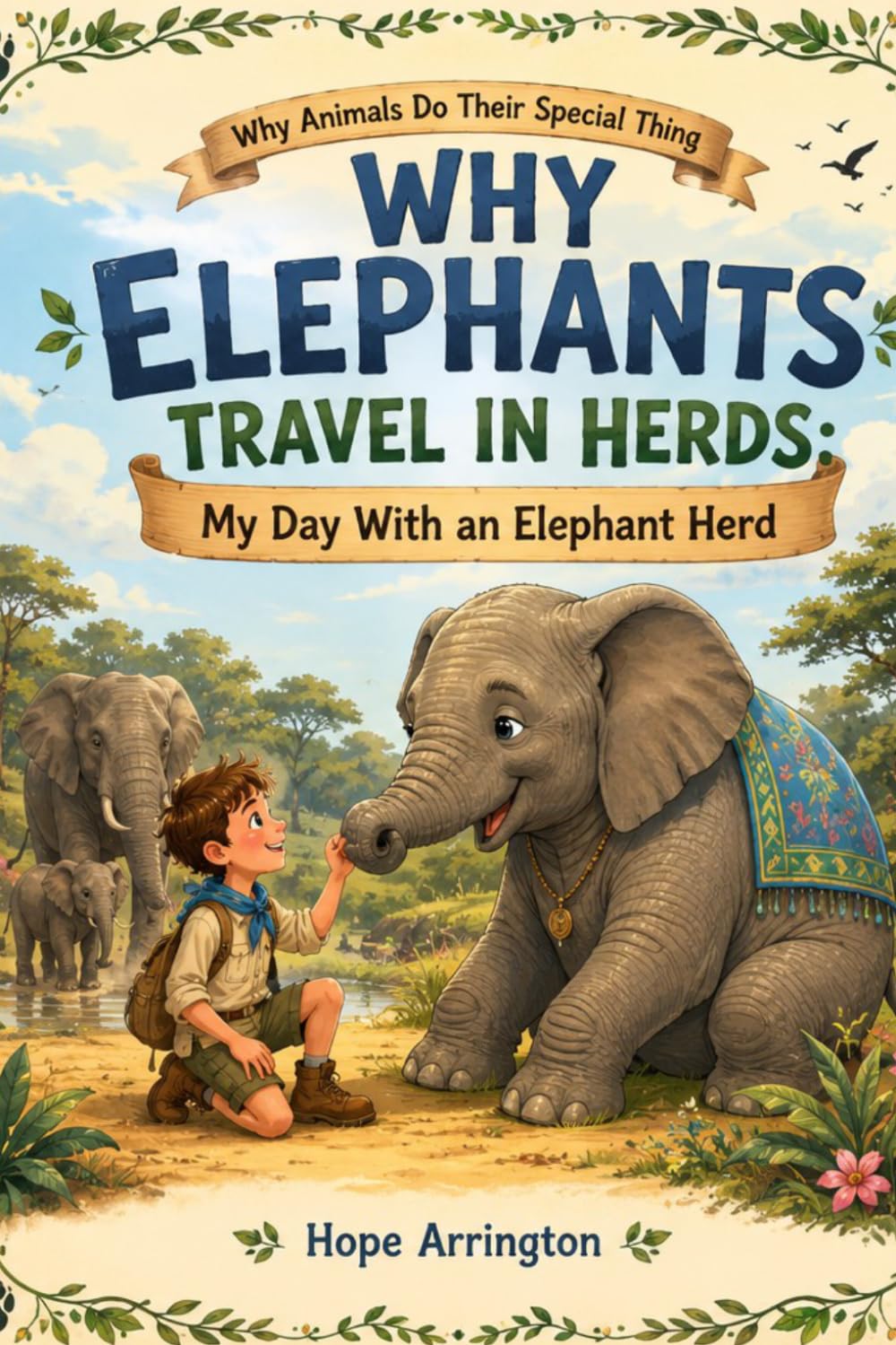 Why Elephants Travel in Herds: My Day With an Elephant Herd | Elephant Book for Kids | African Safari Animals & Nature Science | Educational STEM Adventure Ages 4-8, 5-7, 8-12 (My Day As An Animal)