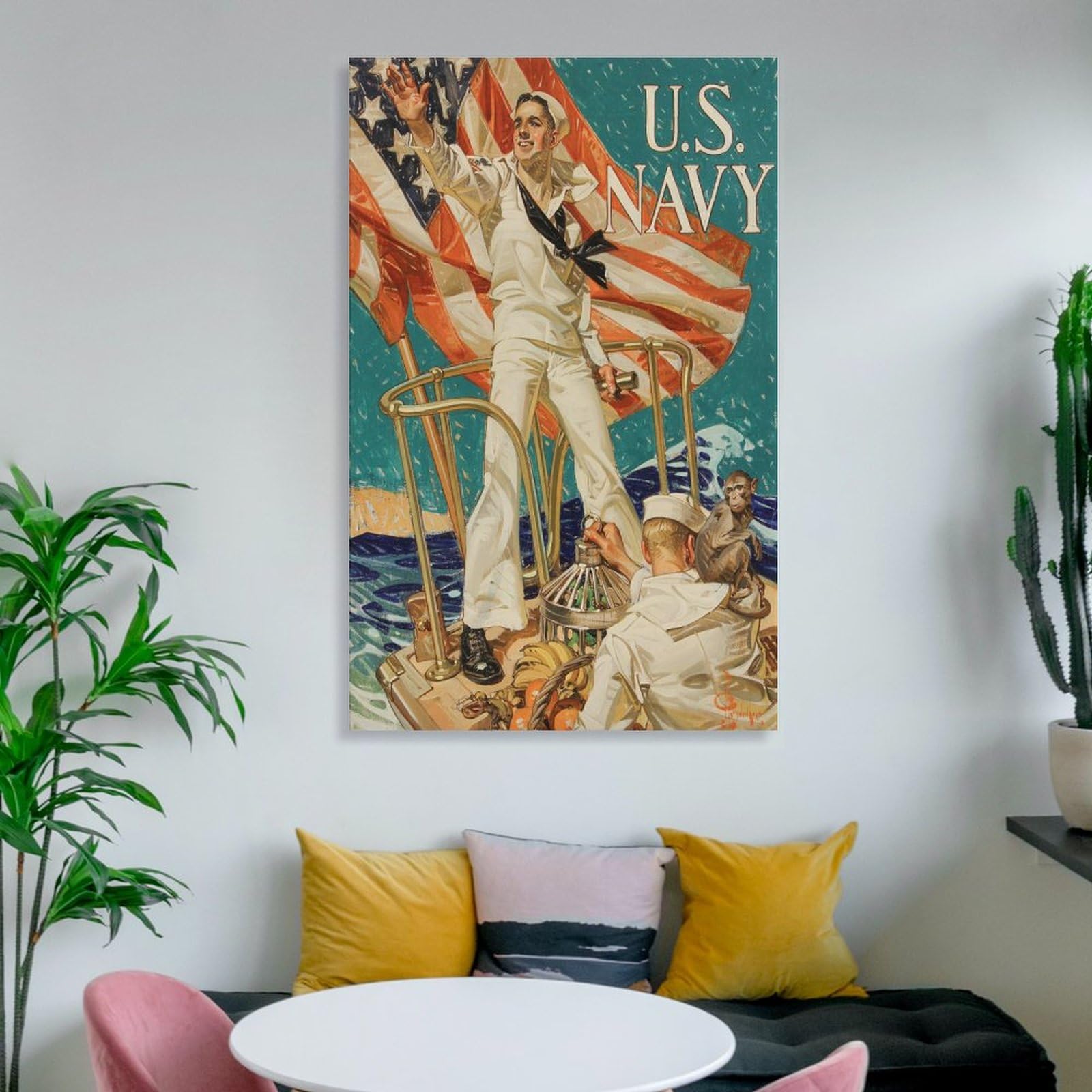 Amazon.co.jp: Norman Rockwell アメリカ海軍のためにあなたを