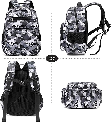 Miniatura 2 de abshoo Mochila infantil para la escuela, niños y niñas, para jardín de infantes y preescolar, Dinosaurio D, Mochilas Daypack