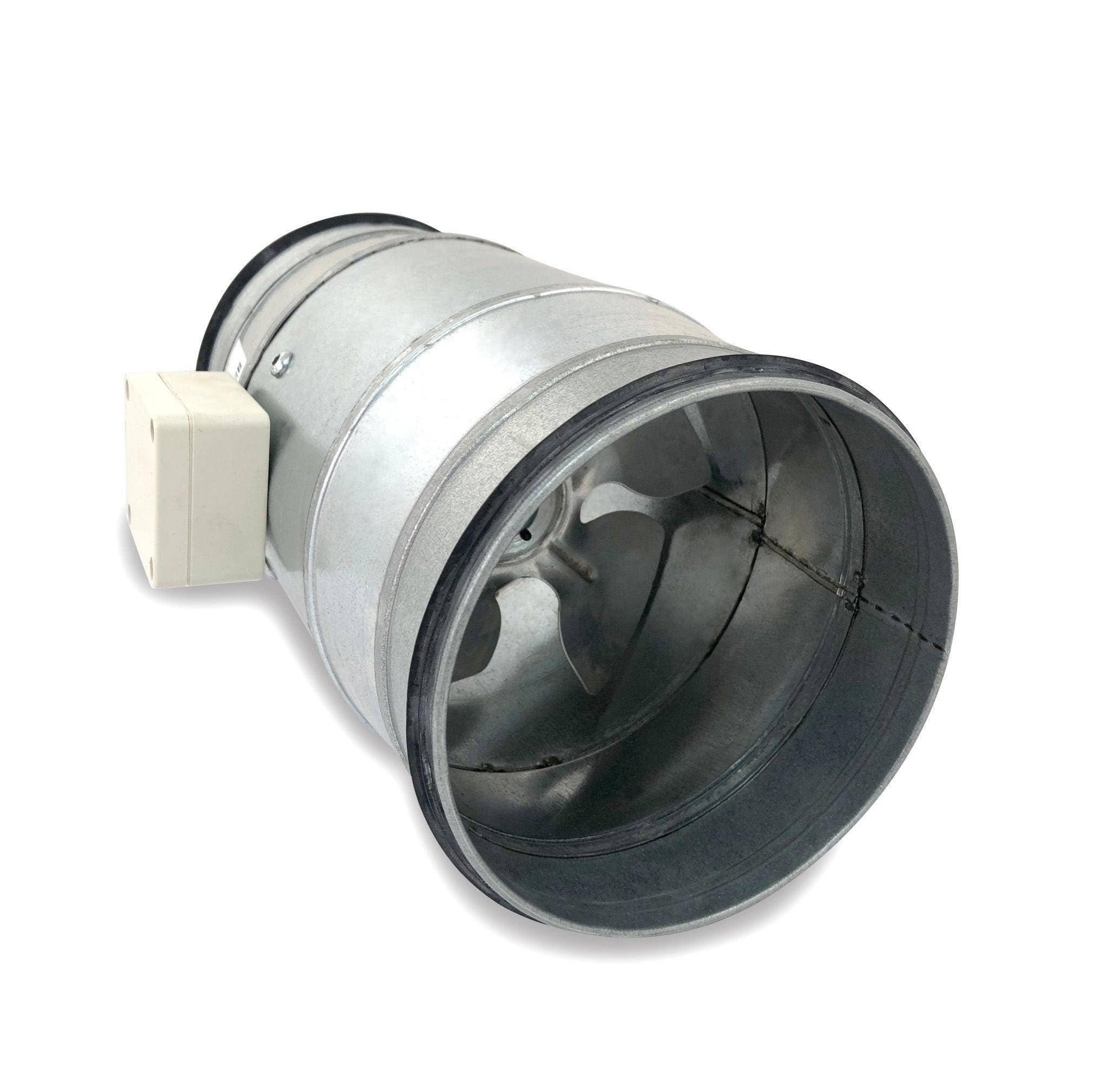 Extractor Helico-centrífugo de Alto Rendimiento para Conductos - 300 mm/Acero Galvanizado