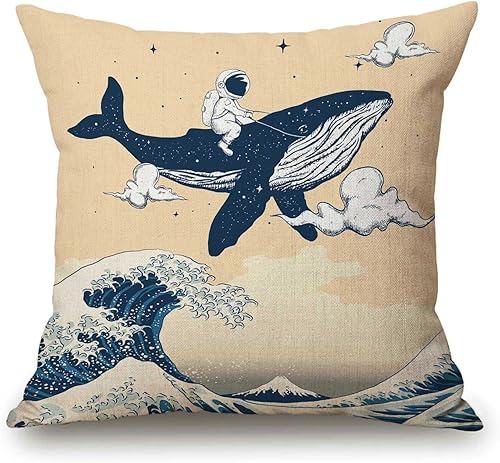 Miniatura 9 de Funda de cojín decorativa para decoración del hogar, diseño de gato negro, 18 x 18 pulgadas