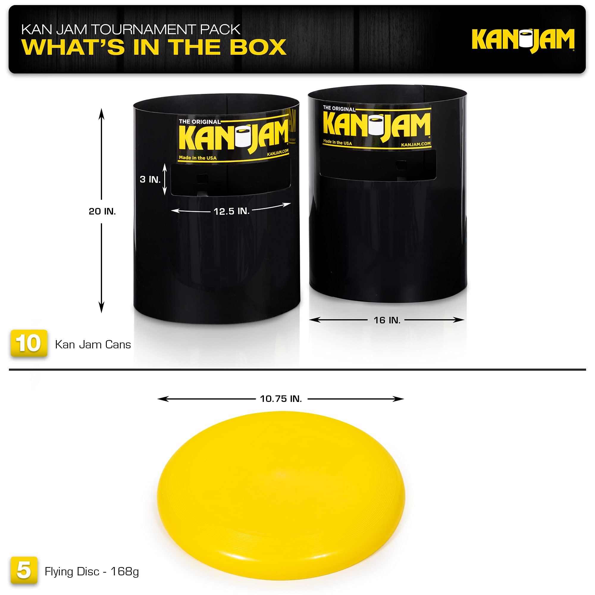 Kan Ja Jeu de lancer de disque original – Kan Ja Rookie, Pro et to-Go