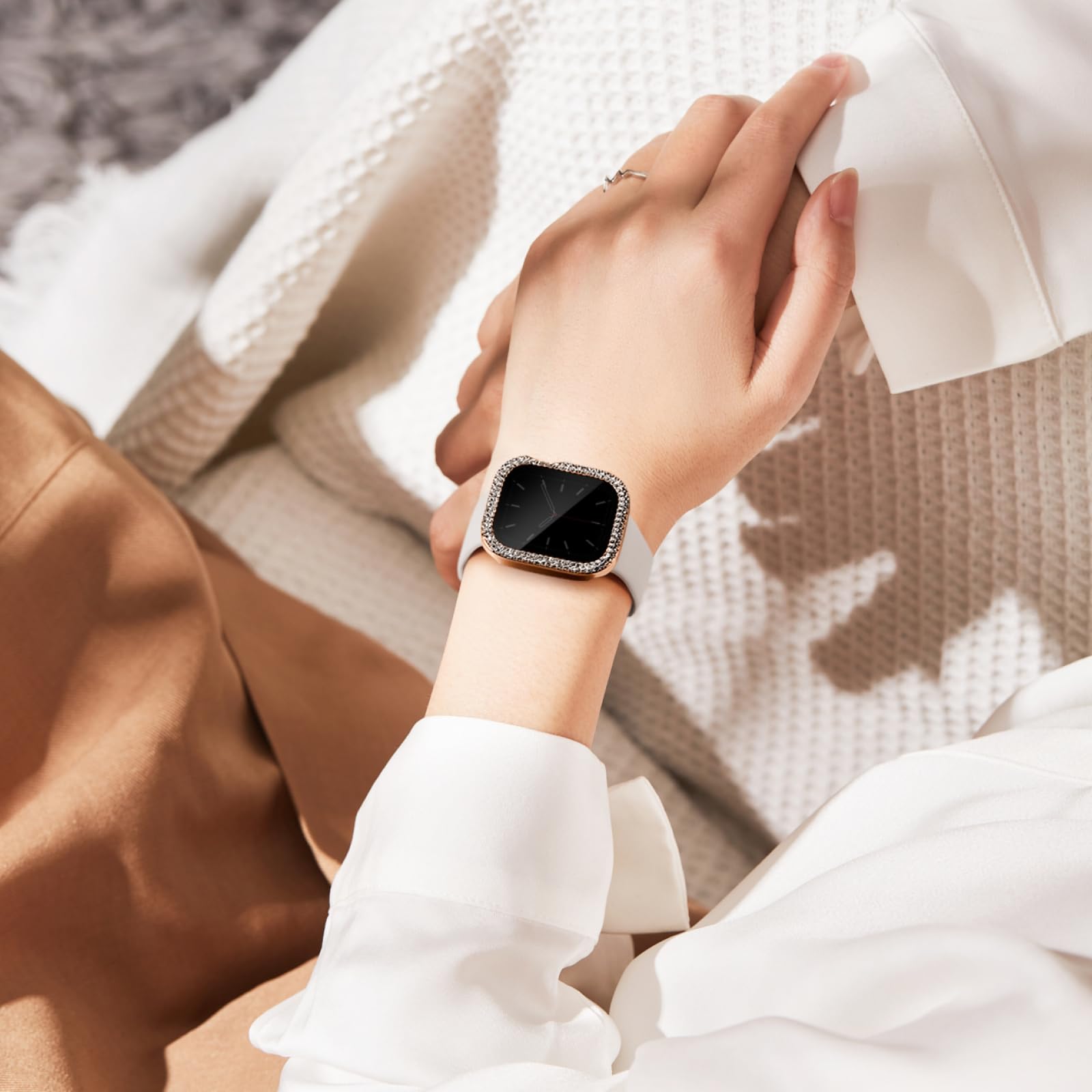 Amazon.co.jp: 【覗き見防止】Knossen コンパチブル Apple Watch 